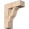 Ekena Millwork Funston Block Smooth Bracket w/ Offset Brace, Douglas Fir, 7 1/2"W x 22"D x 26"H BKT0806X22X26FST05SDF - alternate 1